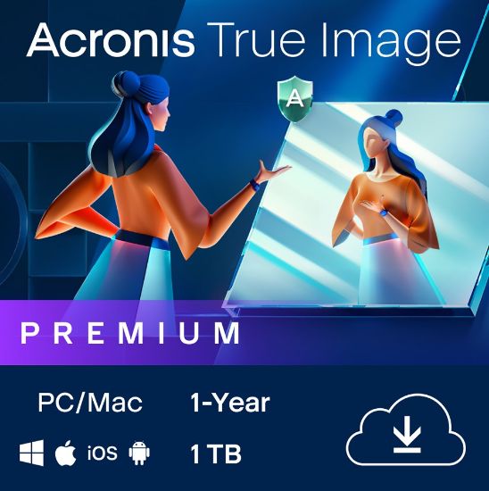 Picture of Acronis True Image Premium  1 year 1TB (1/3/5 PCs)